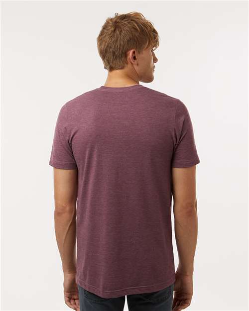 Tultex Combed CVC T-Shirt 602CVC - Heather Maroon