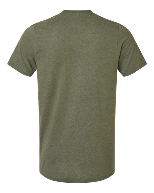 Tultex Combed CVC T-Shirt 602CVC - Heather Military Green