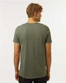Tultex Combed CVC T-Shirt 602CVC - Heather Military Green