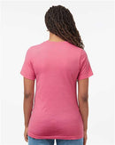 Tultex Combed CVC T-Shirt 602CVC - Heather Charity Pink