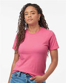 Tultex Combed CVC T-Shirt 602CVC - Heather Charity Pink