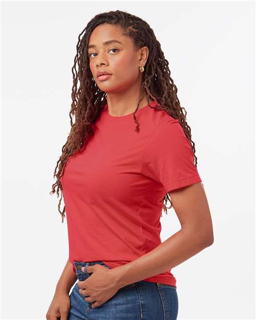 Tultex Combed CVC T-Shirt 602CVC - Heather Red