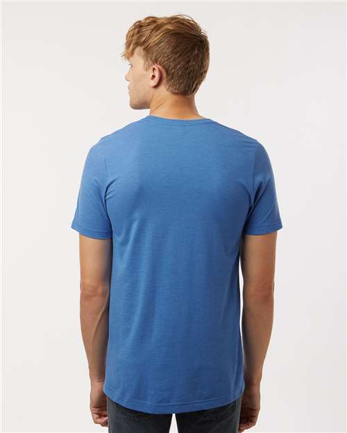 Tultex Combed CVC T-Shirt 602CVC - Heather Royal