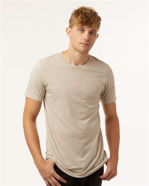 Tultex Combed CVC T-Shirt 602CVC - Heather Tan