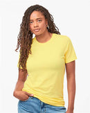Tultex Combed CVC T-Shirt 602CVC - Heather Yellow