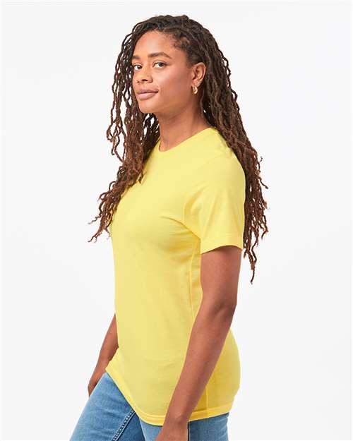Tultex Combed CVC T-Shirt 602CVC - Heather Yellow