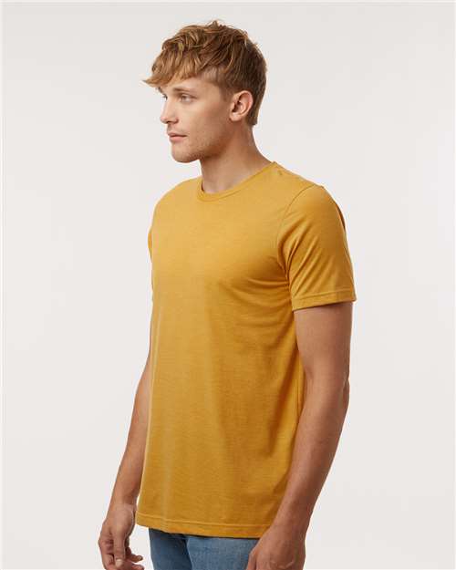 Tultex Combed CVC T-Shirt 602CVC - Heather Mustard