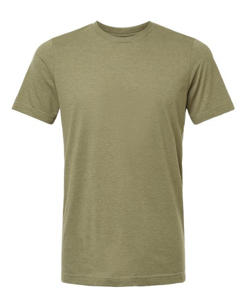 Tultex Combed CVC T-Shirt 602CVC - Heather Olive Green