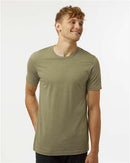 Tultex Combed CVC T-Shirt 602CVC - Heather Olive Green