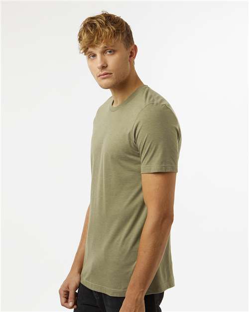 Tultex Combed CVC T-Shirt 602CVC - Heather Olive Green