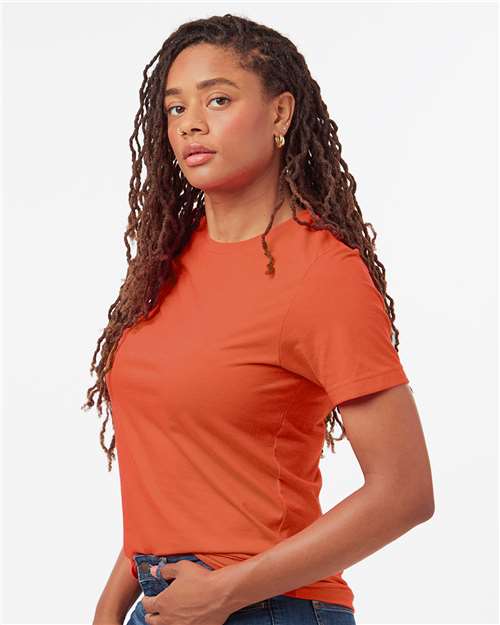 Tultex Combed CVC T-Shirt 602CVC - Heather Orange
