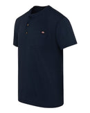 Dickies Heavyweight Traditional Short Sleeve Henley - Tall Sizes WS51T
