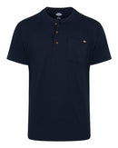 Dickies Heavyweight Traditional Short Sleeve Henley - Tall Sizes WS51T