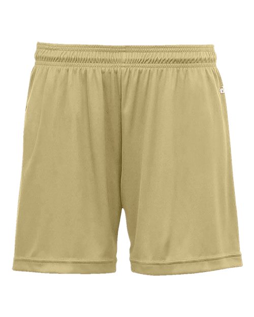 Badger Women's B-Core 5" Inseam Shorts 4116 - Vegas Gold