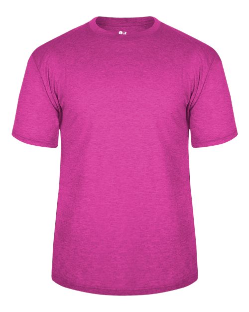 Badger Triblend Performance T-Shirt 4940 - Hot Pink Heather