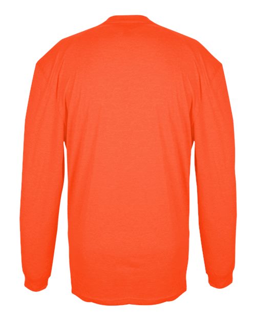 Badger Triblend Performance Long Sleeve T-Shirt 4944 - Burnt Orange Heather