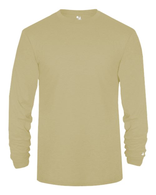 Badger Triblend Performance Long Sleeve T-Shirt 4944 - Vegas Gold Heather