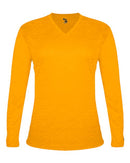 Badger Women's Tri-Blend Long Sleeve T-Shirt 4964 - Gold Heather