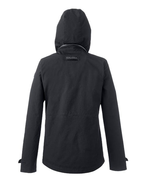 Nautica Women's Voyage Hooded Rain Jacket N17183