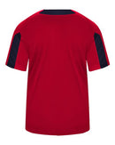 Alleson Athletic Striker Placket 7976 - Red/ Navy