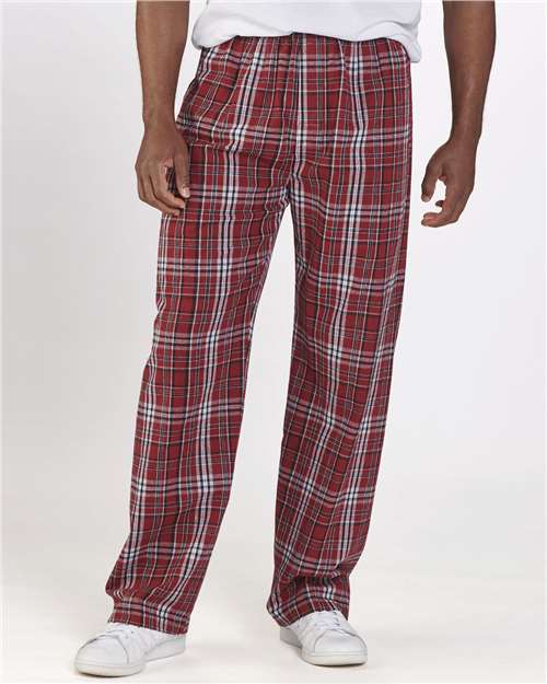 Boxercraft Harley Flannel Pants BM6624 - Garnet/ Black Plaid