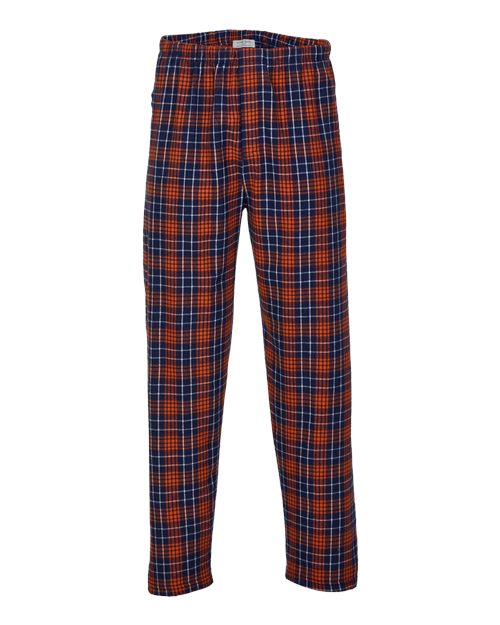 Boxercraft Harley Flannel Pants BM6624 - Navy/ Orange Plaid