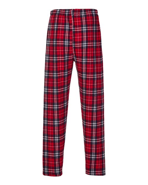 Boxercraft Harley Flannel Pants BM6624 - Navy/ Red Plaid