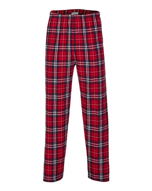 Boxercraft Harley Flannel Pants BM6624 - Navy/ Red Plaid
