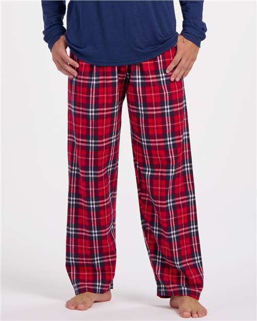 Boxercraft Harley Flannel Pants BM6624 - Navy/ Red Plaid