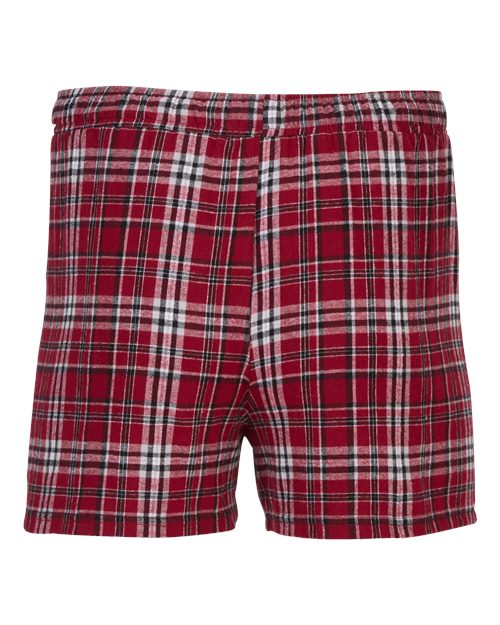Boxercraft Double Brushed Flannel Boxers BM6701 - Garnet/ Black Plaid