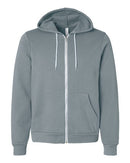 BELLA + CANVAS Sponge Fleece Full-Zip Hoodie 3739 - Blue Storm