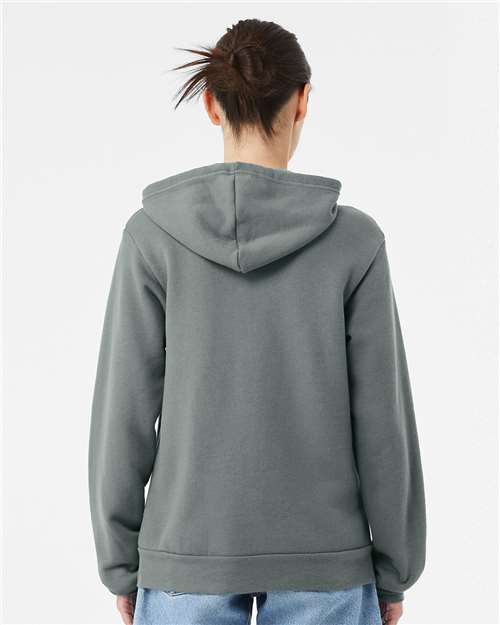 BELLA + CANVAS Sponge Fleece Full-Zip Hoodie 3739 - Blue Storm