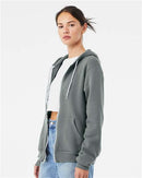 BELLA + CANVAS Sponge Fleece Full-Zip Hoodie 3739 - Blue Storm