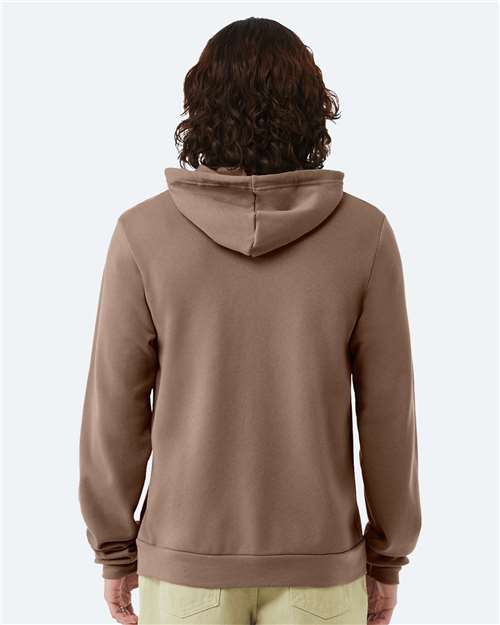 BELLA + CANVAS Sponge Fleece Full-Zip Hoodie 3739 - Vintage Brown