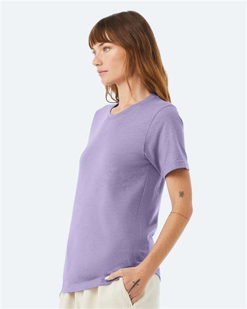 BELLA + CANVAS CVC Jersey Tee 3001CVC - Heather Dark Lavender