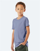 BELLA + CANVAS Youth Jersey Tee 3001Y - Lavender Blue