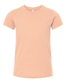 BELLA + CANVAS Youth Jersey Tee 3001Y - Peach