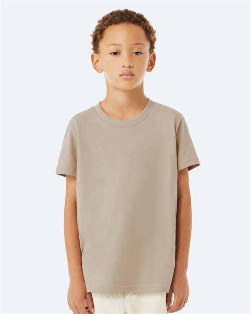 BELLA + CANVAS Youth Jersey Tee 3001Y - Tan