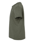 BELLA + CANVAS Youth CVC Jersey Tee 3001YCVC - Heather Military Green