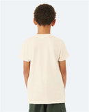 BELLA + CANVAS Youth CVC Jersey Tee 3001YCVC - Heather Natural