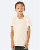 BELLA + CANVAS Youth CVC Jersey Tee 3001YCVC - Heather Natural