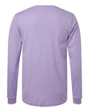 BELLA + CANVAS Heather CVC Long Sleeve Tee 3501CVC - Heather Dark Lavender