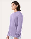 BELLA + CANVAS Heather CVC Long Sleeve Tee 3501CVC - Heather Dark Lavender