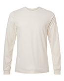 BELLA + CANVAS Heather CVC Long Sleeve Tee 3501CVC - Heather Natural