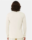 BELLA + CANVAS Heather CVC Long Sleeve Tee 3501CVC - Heather Natural