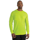 Rothco Moisture Wicking Long Sleeve Pocket T-Shirt - Safety Green. Item