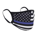 Rothco Thin Blue Line Flag Reusable 3-Layer Polyester Face Mask . Item