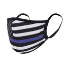 Rothco Thin Blue Line Flag Reusable 3-Layer Polyester Face Mask . Item