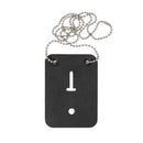 Rothco Low Profile Leather Badge Holder with Chain. Item