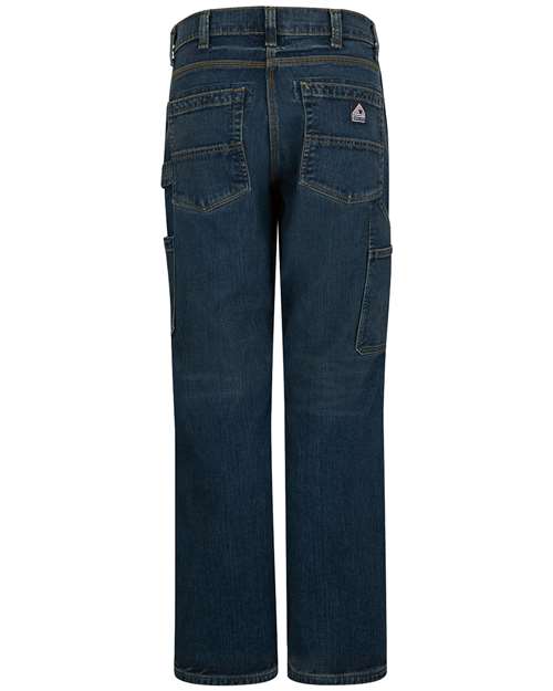 Bulwark Stretch Denim Dungaree Jeans - Extended Sizes PSJ6EXT